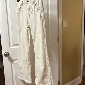 Cotton On Cream Wide Leg Jeans